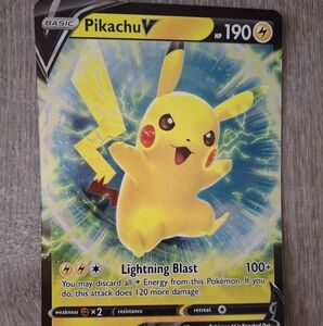 Pokémon TCG Pikachu V Lightning Blast Jumbo card  #PokemonTCG